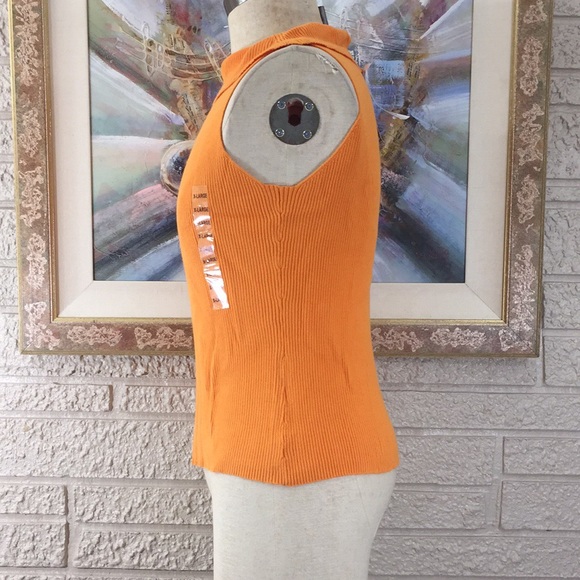 Pierre Cardin Slouch Neck Stretch Ribbed Knit Top - Picture 8 of 12